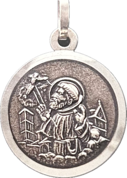 MEDAILLE HL. FRANZ VON ASSISI 925 Sterlingsilber